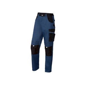 PARKSIDE PERFORMANCE Pánske pracovné nohavice (56, modrá/čierna)