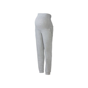 ESMARA® Dámske tehotenské nohavice s biobavlnou (L (44/46), sivá)
