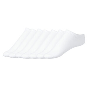 esmara® Dámske členkové ponožky s biobavlnou, 7 párov (35/38, biela)