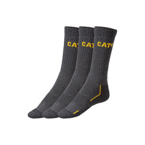 Caterpillar Pánske ponožky, 3 páry (39/42, čierna)