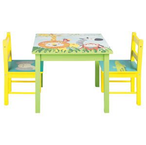 LIVARNO home Detský stôl s 2 stoličkami