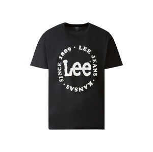 Lee Pánske bavlnené tričko (L, čierna)