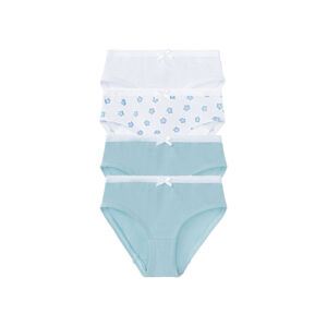 lupilu® Dievčenské nohavičky, 4 kusy (98/104, biela/modrá)