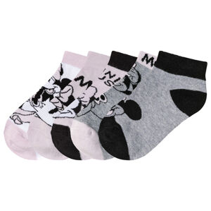 Dievčenské nízke ponožky, 5 párov (35/38, Minnie Mouse)