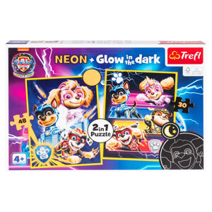 Trefl Puzzle 2 v 1 Glow in the dark (Labková patrola 2)