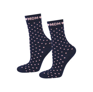 Soxo Dámske ponožky na Deň matiek (tmavomodrá)