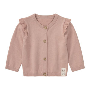 lupilu® Dievčenský sveter pre bábätká BIO (62/68, rosé)