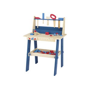 Playtive Detský drevený pracovný stôl v retro dizajne