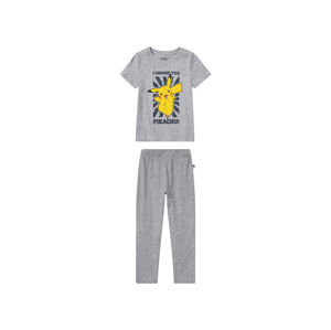 Chlapčenské pyžamo (98/104, sivá/Pokémon)