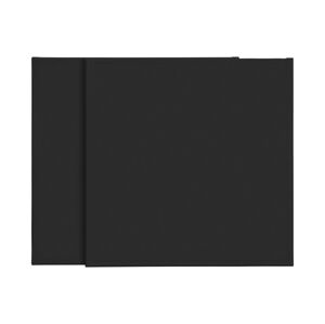 crelando® Maliarske plátno, čierne (2 ks (40 x 40 cm))