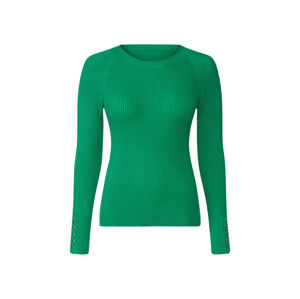 esmara® Dámsky pulóver (L (44/46), zelená)