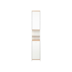 LIVARNO home Vysoká skrinka do kúpeľne, 32 x 180,5 x 28 cm, biela