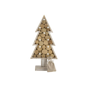LIVARNO home Drevená LED dekorácia (vianočný stromček)