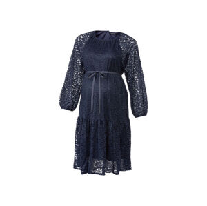 ESMARA® Dámske tehotenské šaty, z elastickej čipky (XS (32/34), námornícka modrá)