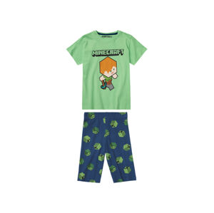 Minecraft Chlapčenské pyžamo (98/104 (2 – 4 roky), zelená)