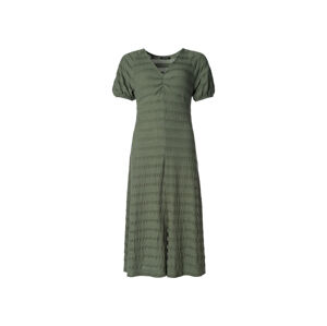 esmara® Dámske midi šaty, zelené (L)