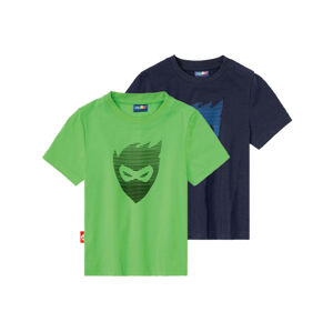 lupilu® Chlapčenské funkčné tričko, 2 kusy  (110/116, námornícka modrá/zelená)