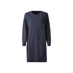 esmara® Dámske pulóvrové šaty (XS (32/34), modrá)