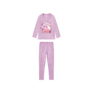 Dievčenské pyžamo (110/116, fialová/Prasiatko Peppa)