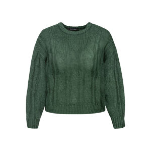 esmara® Dámsky sveter z hrubej pleteniny (L (44/46), zelená)
