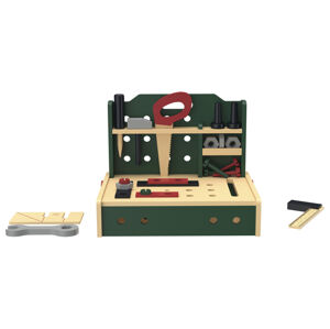 Playtive Drevená kuchynka/pracovný stôl/stôl na líčenie (drevený pracovný stôl)