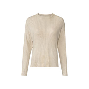 esmara® Dámsky pletený sveter (M (40/42), béžová)