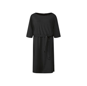 esmara Dámske šaty s 3/4 rukávmi (L (44/46), čierna)