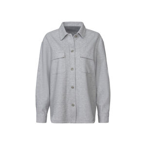 esmara® Dámska košeľová bunda (L (44/46), sivá)