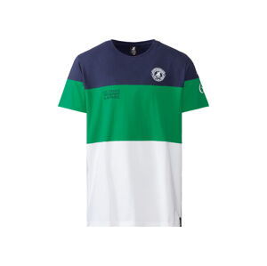LIVERGY® Pánske tričko (L (52/54), navy modrá/zelená/biela)
