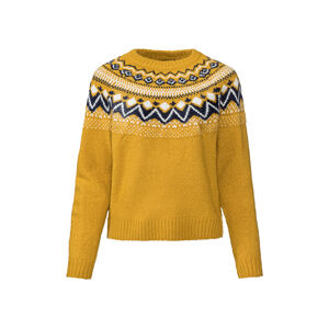 esmara® Dámsky pletený pulóver (L (44/46), žltá)