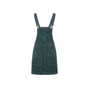 esmara® Dámske menčestrové šaty na traky (44, zelená)