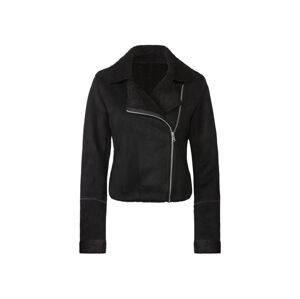 esmara® Dámska motorkárska bunda (38, čierna)