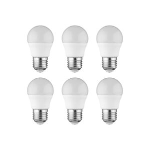 LIVARNO home LED žiarovky 3 W, 6 kusov (E27 / 3 W / guľa)