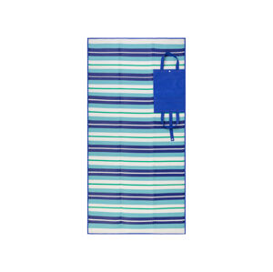LIVARNO home Plážová podložka, 90 x 180 cm (modrá/zelená/biela)