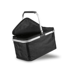 TOPMOVE® Nákupný košík s hliníkovým rámom, 26 l (čierna)