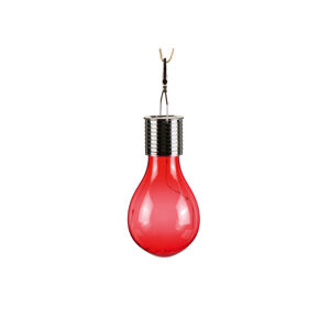 LIVARNO home Solárne dekoratívne LED svietidlo (žiarovka, červená)