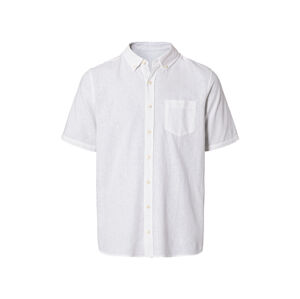 LIVERGY® Pánska košeľa s krátkym rukávom „Regular fit“ (S (37/38), biela)
