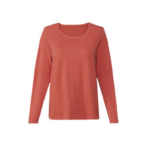esmara® Dámske tričko s dlhým rukávom (L (44/46), červená)