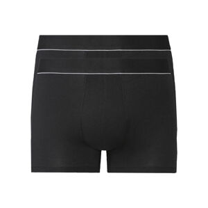 LIVERGY® Pánske boxerky, 2 kusy (XL, čierna)