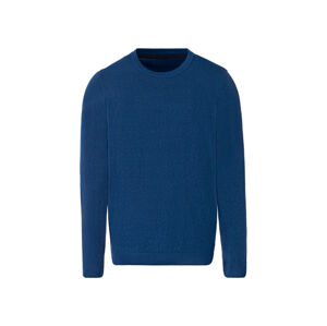 Nobel League Pánsky pletený pulóver (S (44/46), modrá)