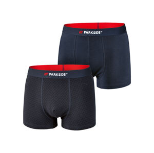 PARKSIDE® Pánske boxerky, 2 kusy (XXL, navy modrá)