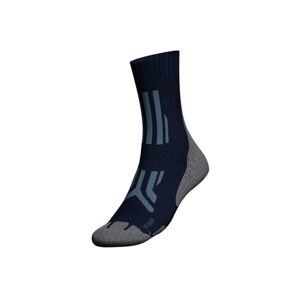 Rocktrail Pánske funkčné turistické ponožky (43/44, čierna/modrá)