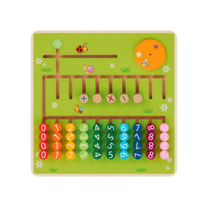 Playtive Drevená Montessori hra na počítanie (logická hra)