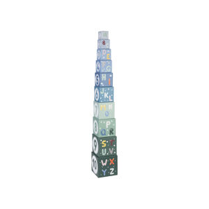 lupilu® Veža z kociek (zelená)