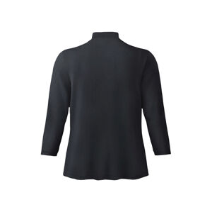 esmara® Dámske tričko s 3/4 rukávmi (M (40/42), čierna)