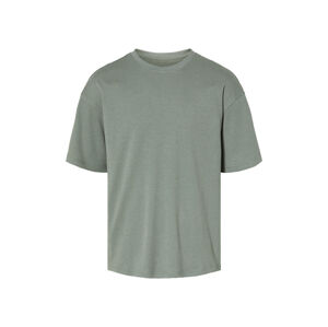 LIVERGY® Pánske tričko oversize  (XL (56/58), šalviová)
