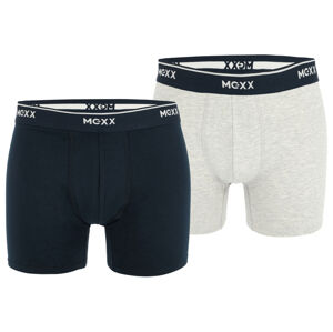 MEXX Pánske boxerky, 2 kusy (XL, navy modrá/sivá)