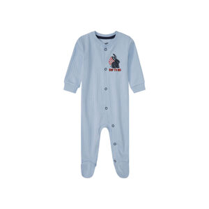 lupilu Chlapčenský bavlnený overal na spanie pre bábätká BIO (50, bledomodrá)