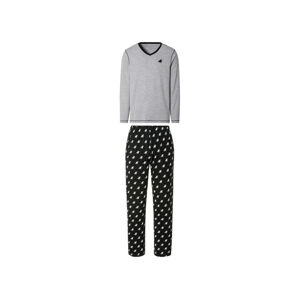 LIVERGY® Pánske pyžamo (L (52/54), sivá/čierna)