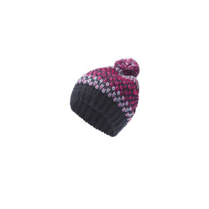 CRIVIT Dámska/Pánska pletená čiapka (ružovofialová/ružová/námornícka modrá)